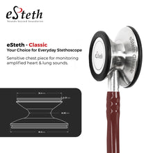 Load image into Gallery viewer, eSteth Classic Stethoscope: Superior Sound Quality in Stainless Steel Design