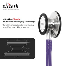 Load image into Gallery viewer, eSteth Classic Stethoscope: Superior Sound Quality in Stainless Steel Design