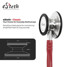 Load image into Gallery viewer, eSteth Classic Stethoscope: Superior Sound Quality in Stainless Steel Design