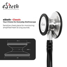 Load image into Gallery viewer, eSteth Classic Stethoscope: Superior Sound Quality in Stainless Steel Design