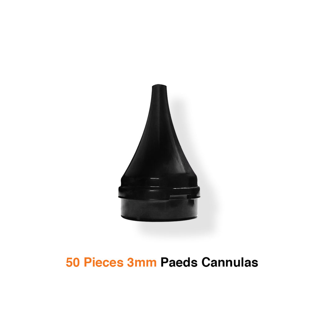 Set of 50 Reusable Cannulas (Speculas/nozzles) for Sojro Oto-dermascope - Paeds